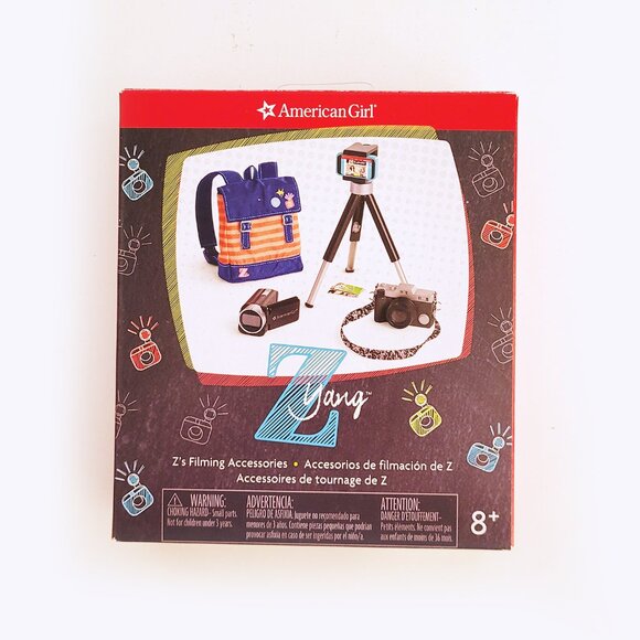 American Girl Doll Z Yang Filming Accessories Camera Video Backpack Set READ - Picture 13 of 14
